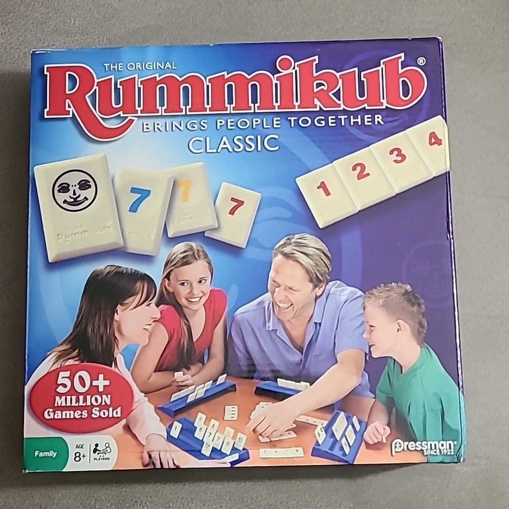 Rummikub Board‎ Game, Classic, Pressman FAMILY 8+